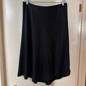 a new day Asymmetrical Black Skirt